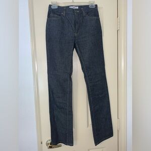 WOMENS BLUE ARMANI EXCHANGE RAW DENIM JEANS SIZE 2 WAIST 26 FALL SCHOOL